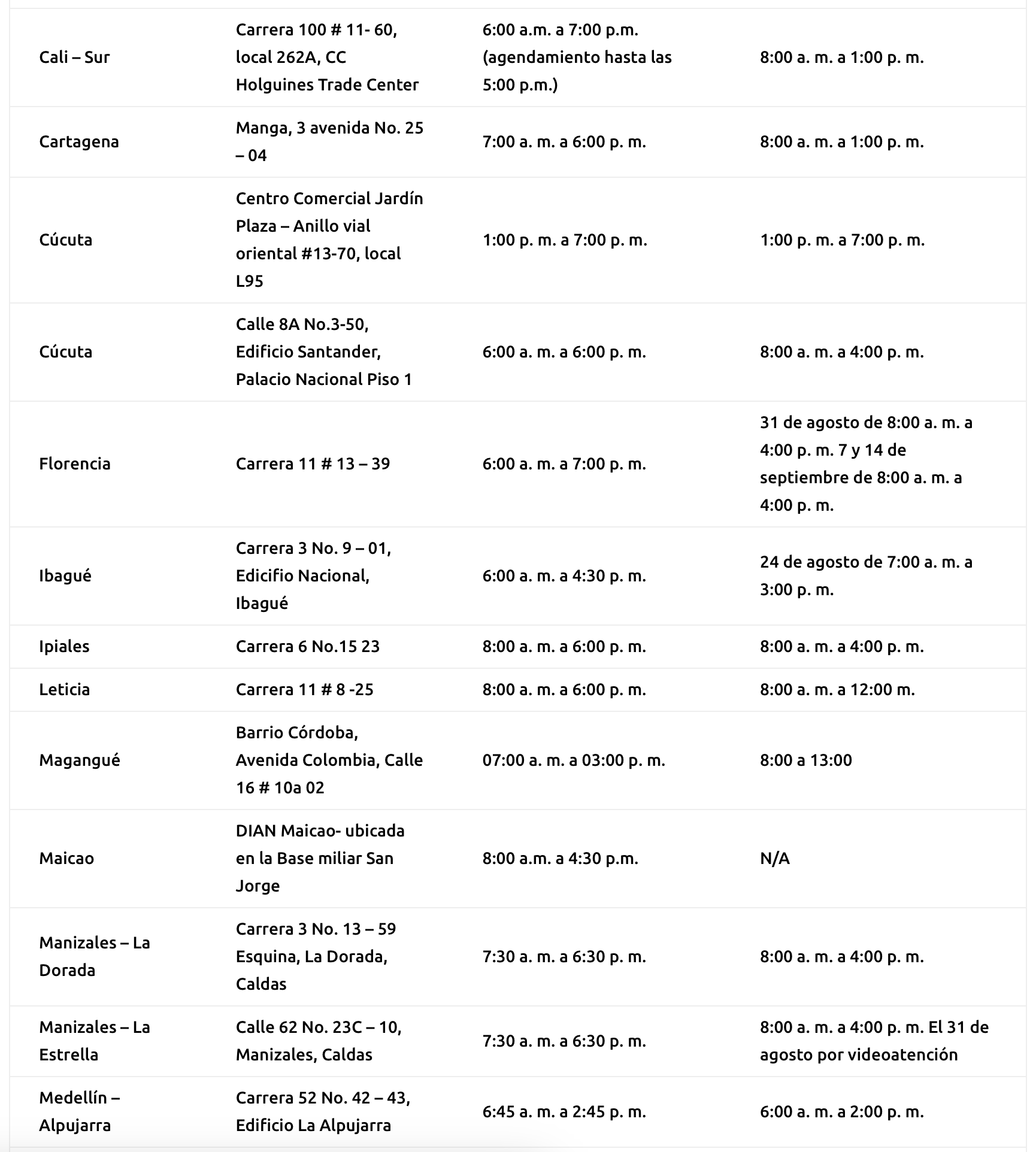 Horarios2